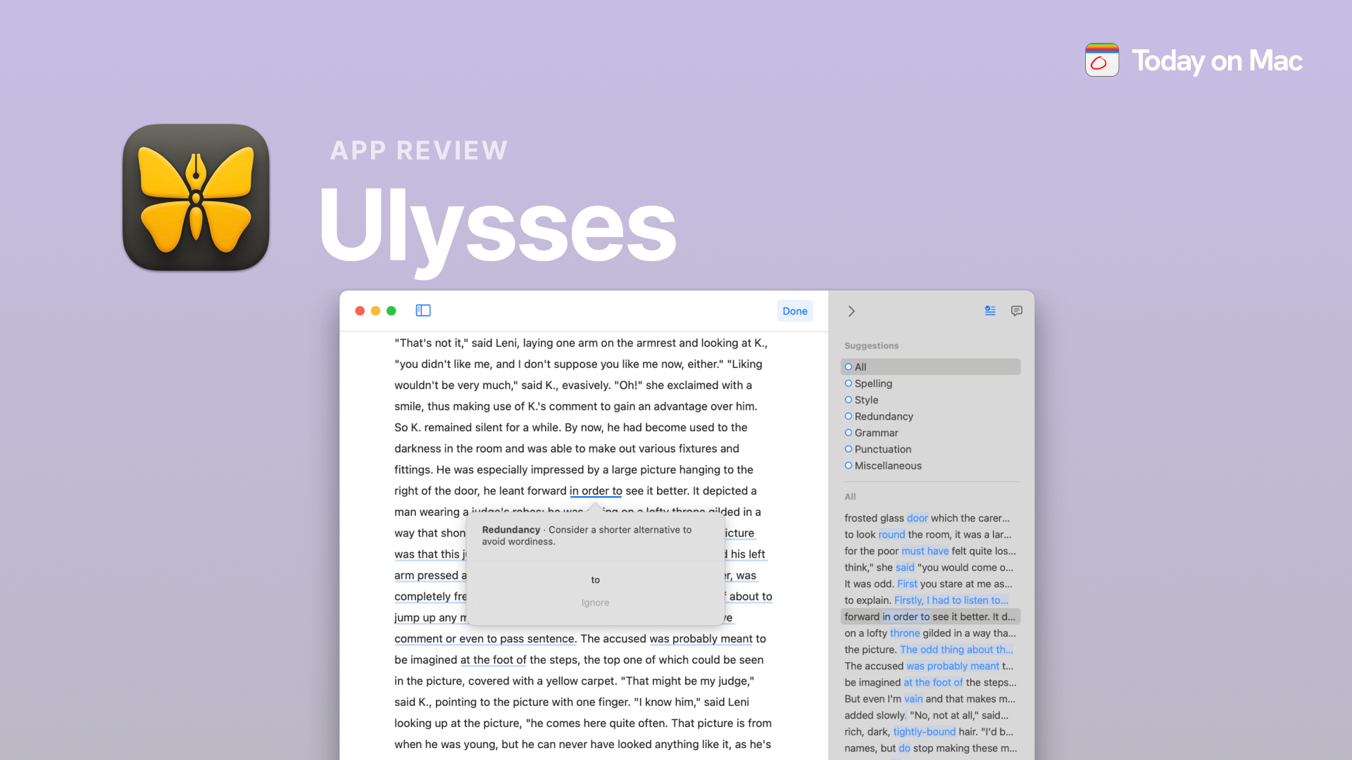 Ulysses: The Writing Tool That’s All About Getting Things Done